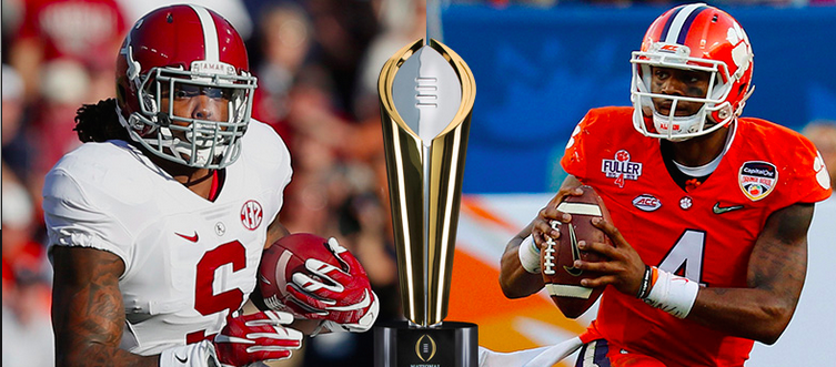 Spread on Alabama-Clemson Title Game Still 5.5