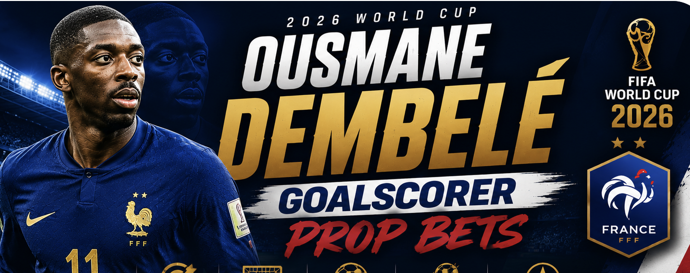 Ousmane Dembele Goalscorer Payout Odds – France vs. Sweden | World Cup 2026