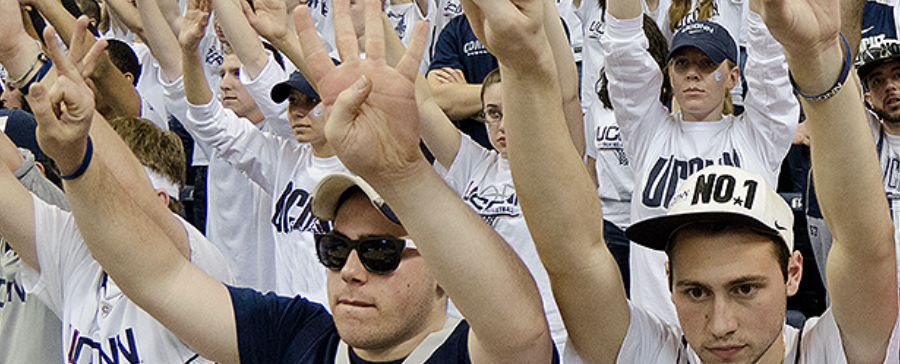 UConn basketball fans