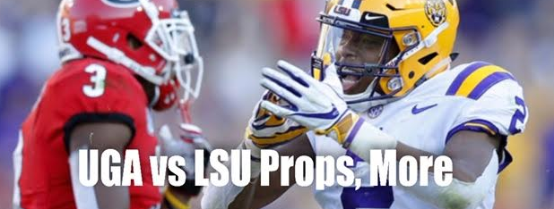 UGA vs LSU Prop Bets 2019