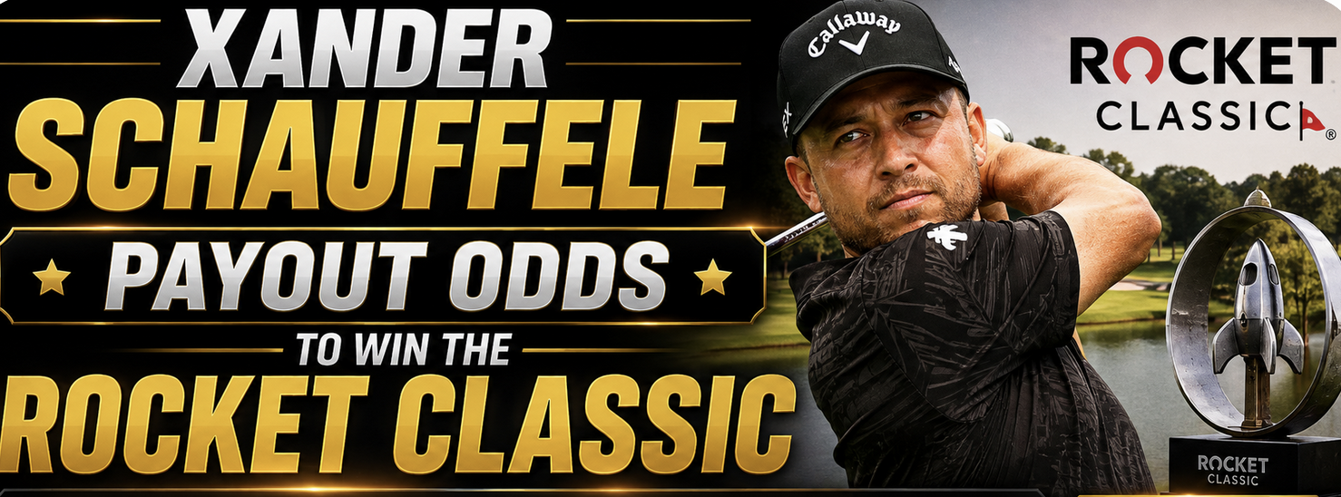 Xander Schauffele Payout Odds to Win the 2026 Rocket Classic