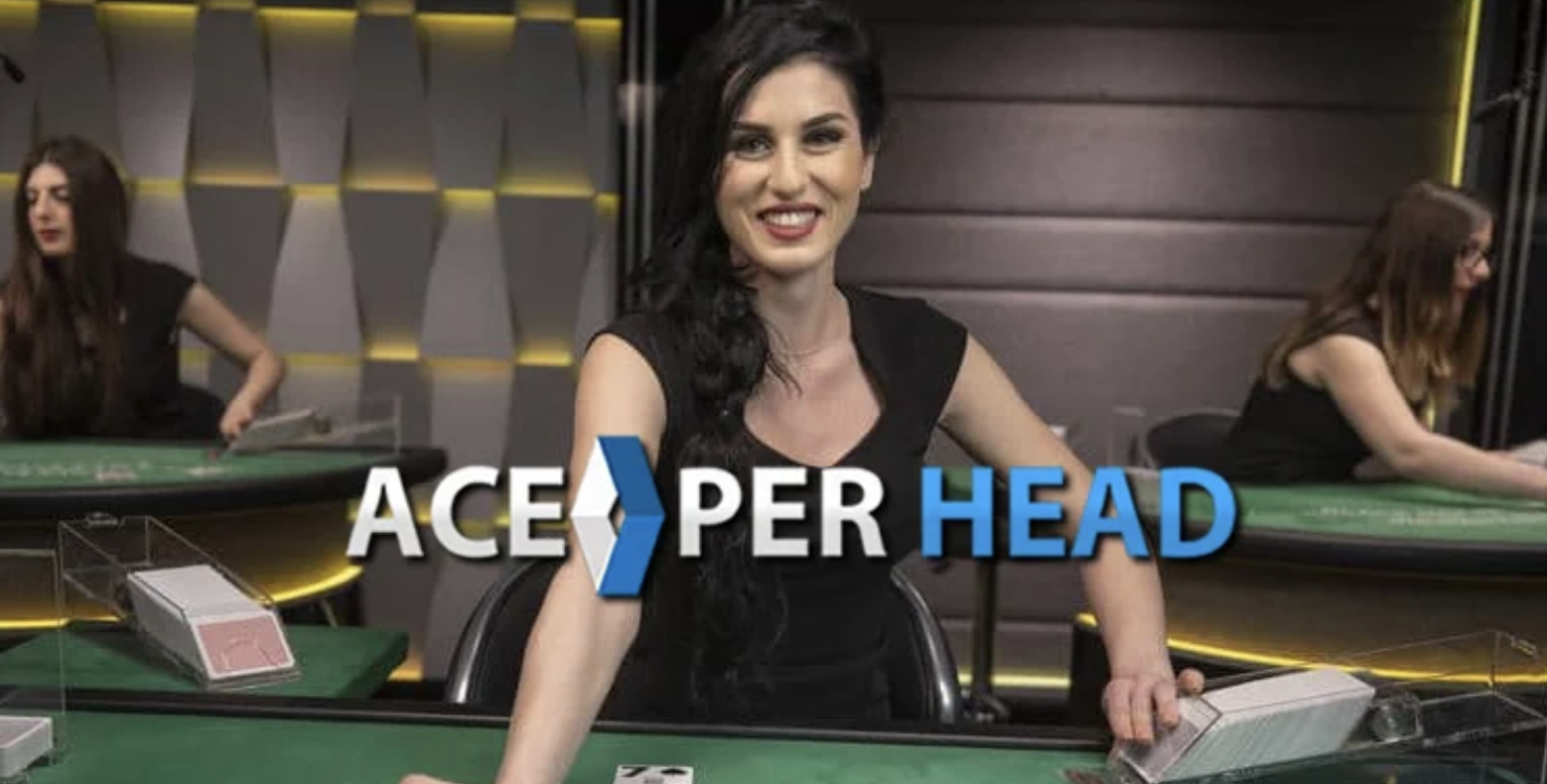 Live dealer online casino at AcePerHead.com