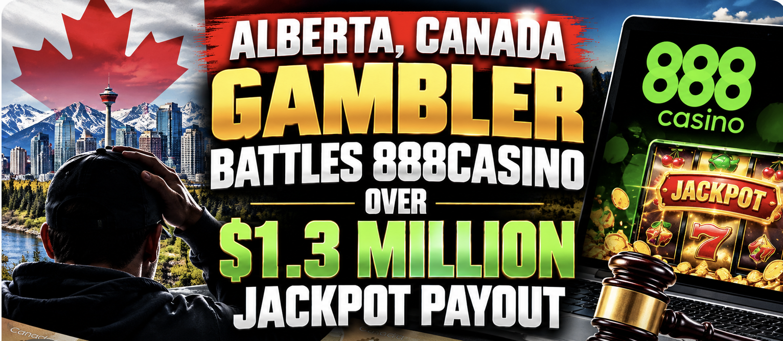 Alberta Canadia Gambler Battles 888casino Over $1.3 Million Jackpot Payout