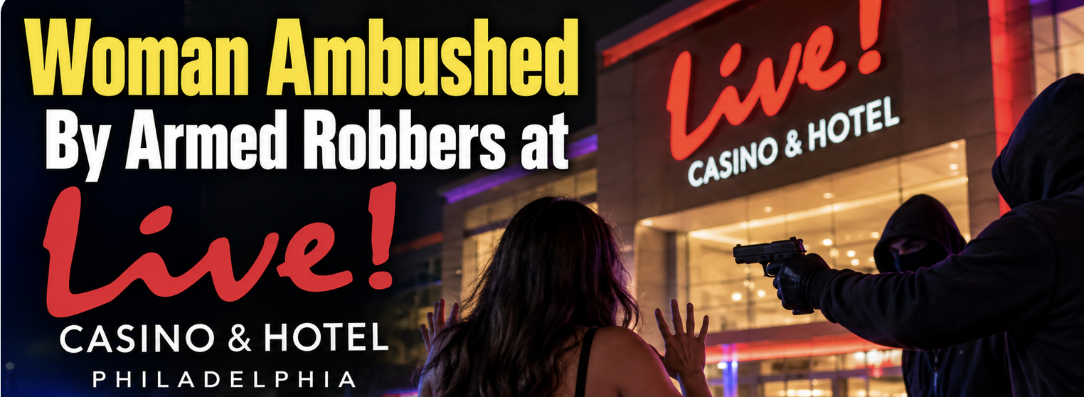 Armed Robbers Ambush Woman at Philadelphia Casino, Steal $4K