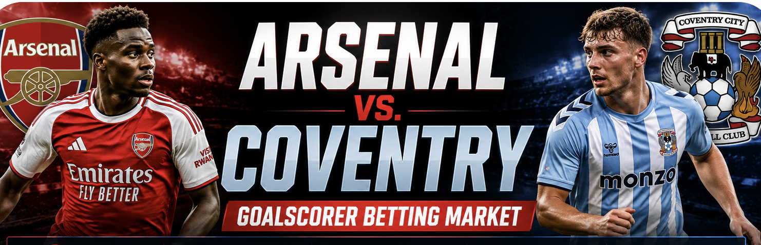 Arsenal vs. Coventry Goalscorer Betting Markets: Viktor Gyokeres, Kai Havertz, Christos Tzolis