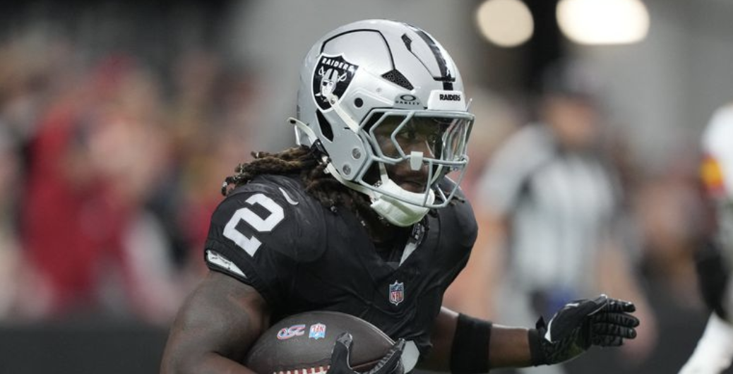 Raiders vs. Patriots Total Rushing Yards Prop Bets: Ashton Jeanty, Rhamondre Stevenson