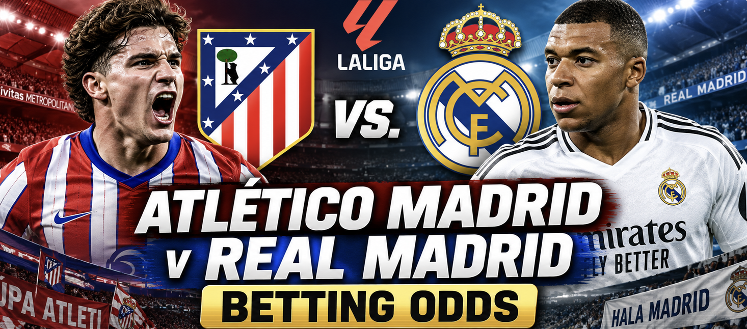  Atlético Madrid v Real Madrid Betting Odds La Liga 20 September 