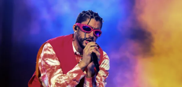Bad Bunny Performing 
