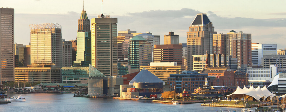 Baltimore city skyline