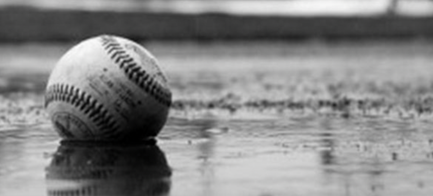Baseball in water