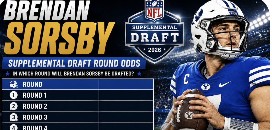 Brendan Sorsby Supplemental Draft Round Odds Now Up