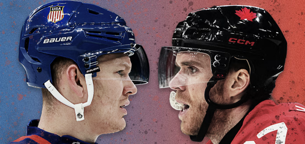 Canada vs. USA hockey