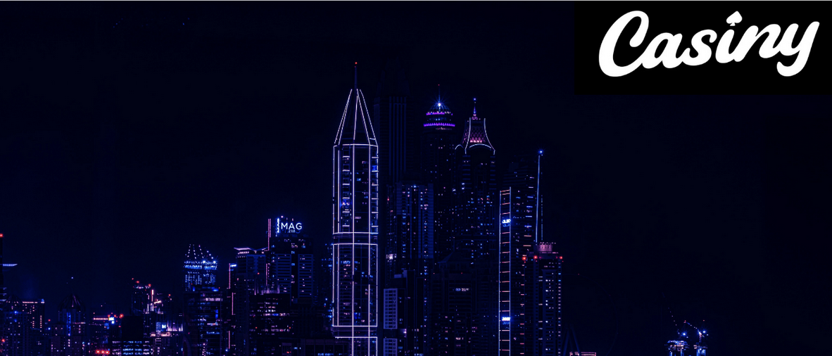 Screenshot of Casiny Casino lobby on mobile