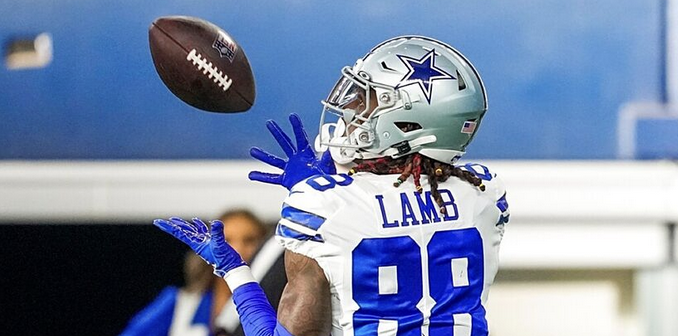 CeeDee Lamb Player Prop Bets vs. the Philadelphia Eagles: Touchdown Scorer, Total Receptions, More