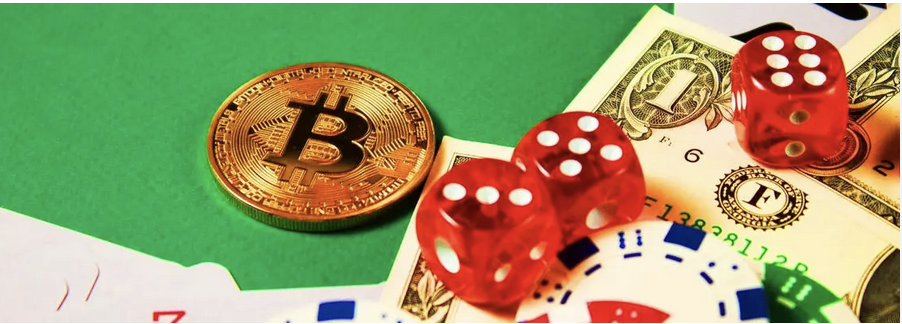 Crypto and casino chips