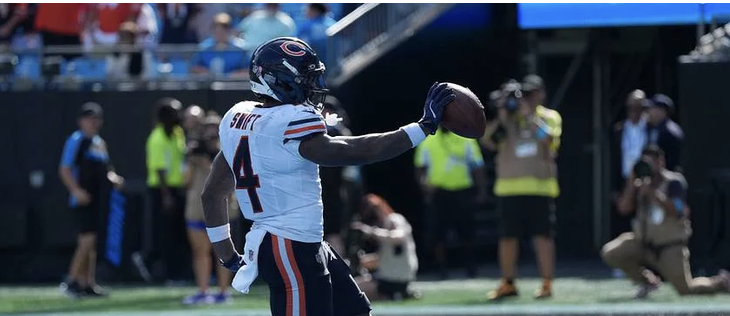 New England Patriots vs. Chicago Bears Touchdown Scorer Prop Bets: D'Andre Swift, Rhamondre Stevenson, A.J. Brown