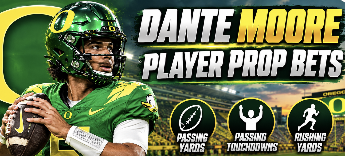 Find Dante Moore Player Prop Bets vs. USC