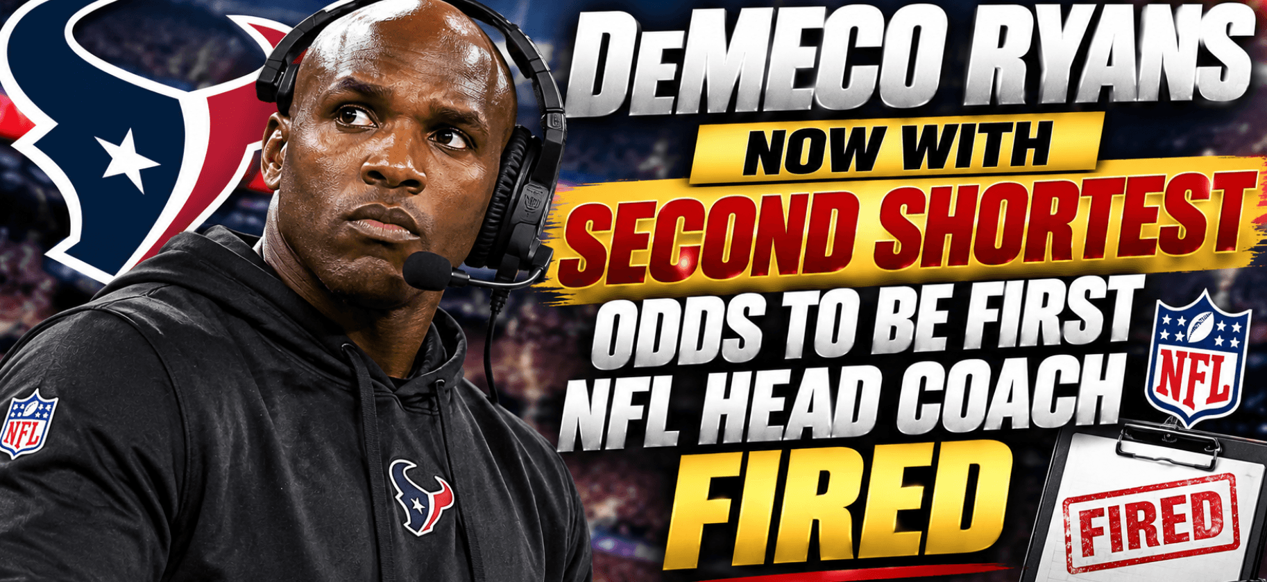 DeMeco Ryans Now With Second Shortest Odds to Be First NFL Head Coach Fired
