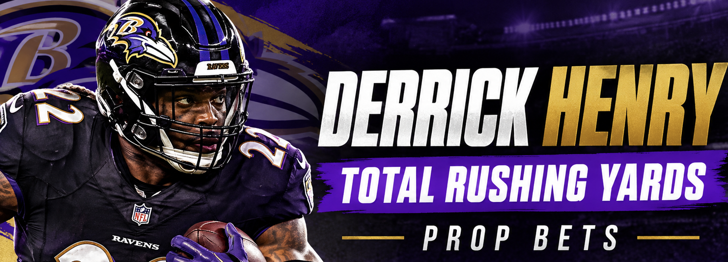 Ravens vs. Browns Total Rushing Yards Prop Bets: Derrick Henry