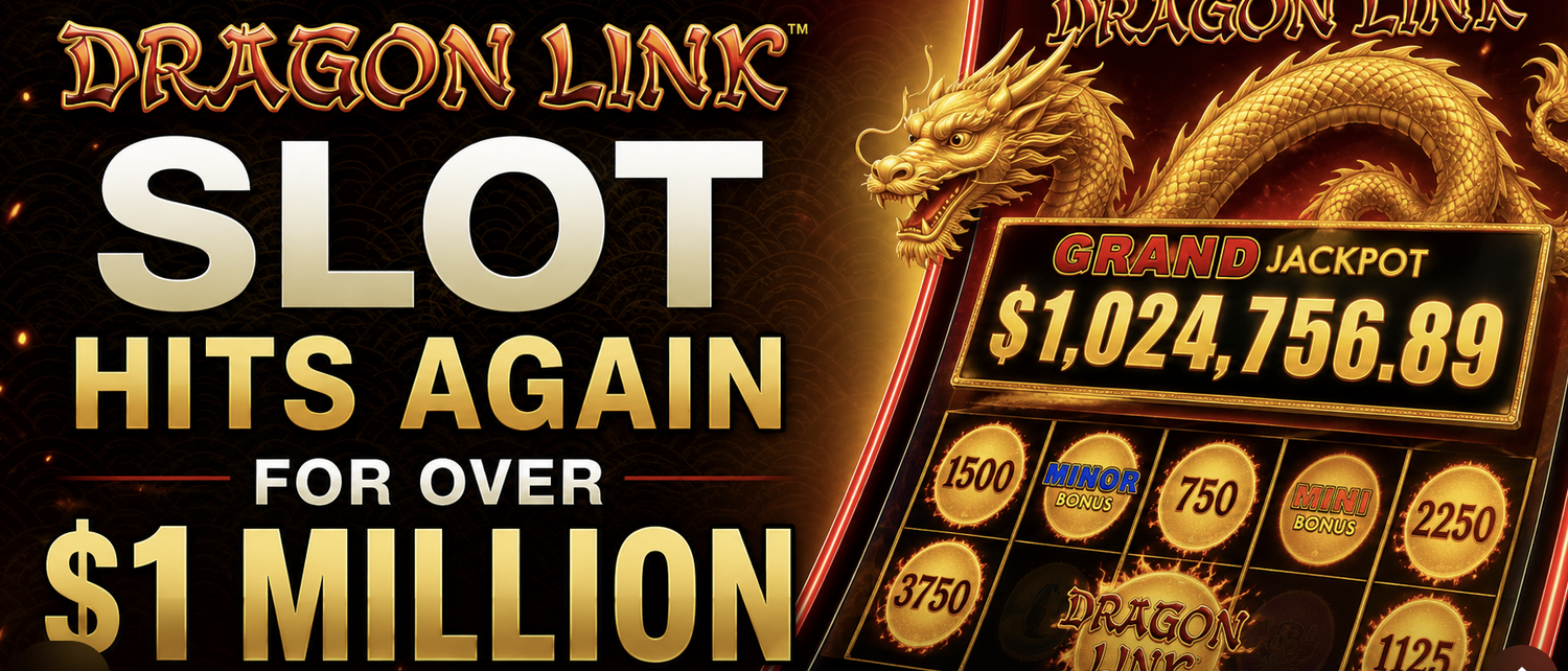 Latest Dragon Link Slot Jackpot Hits for $1,305,986 at Seminole Hard Rock Casino Tampa