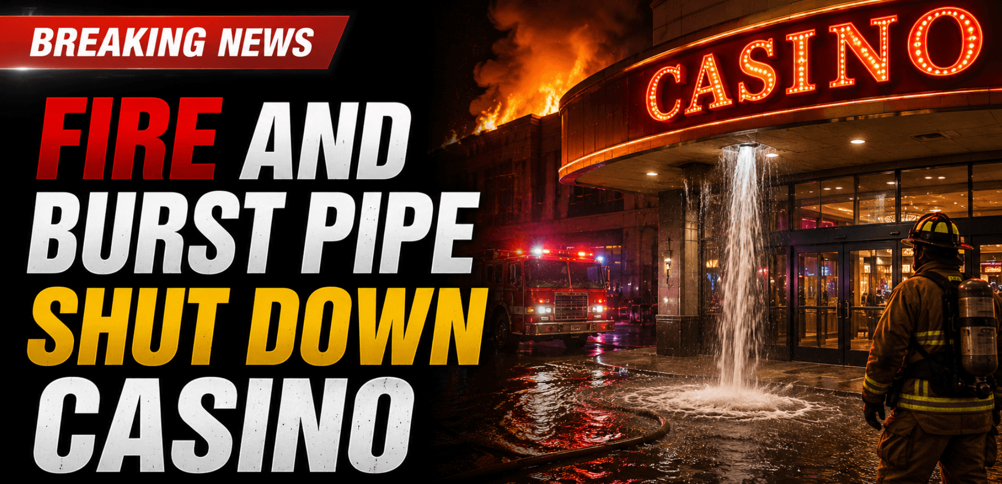 Fire at casino