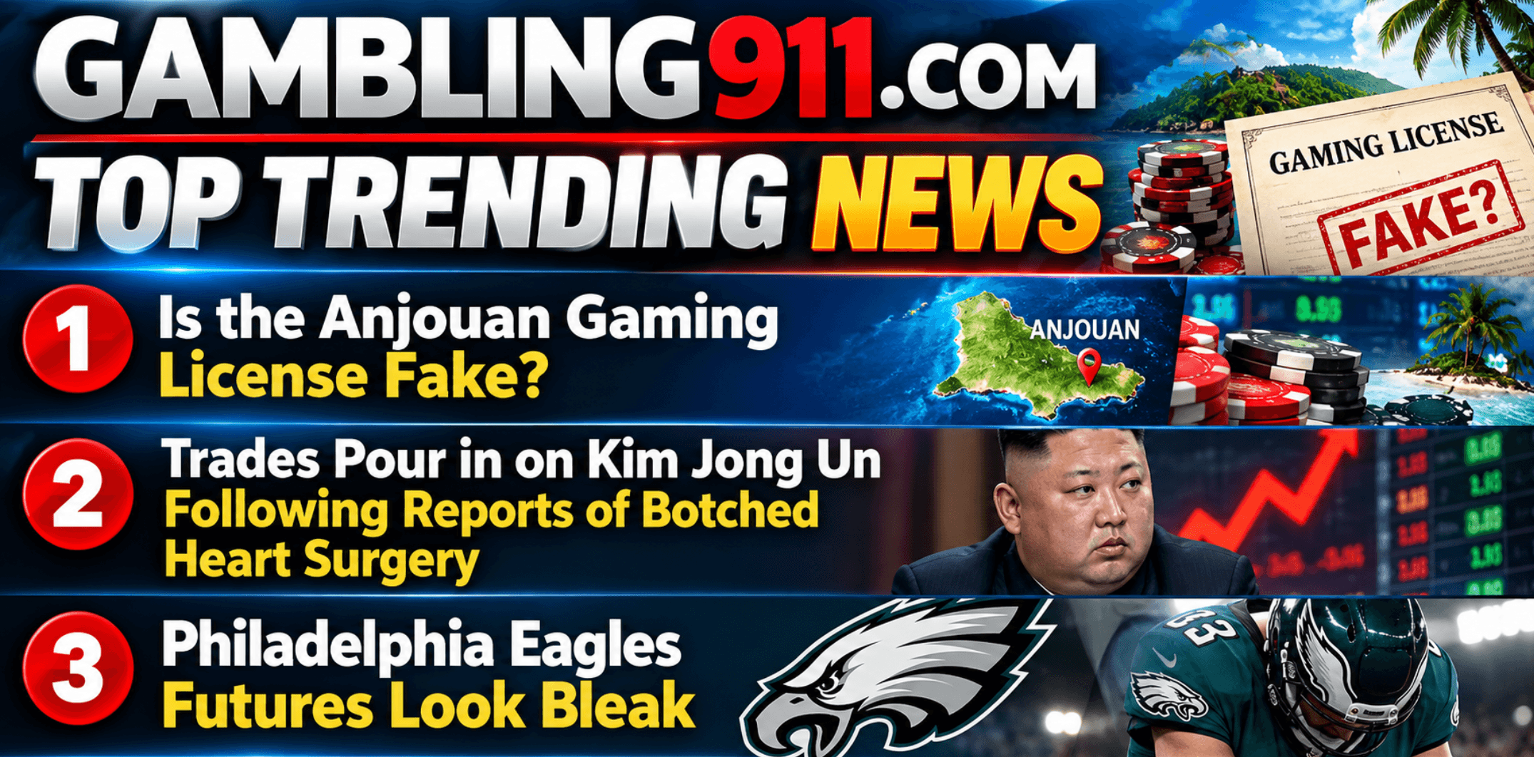 Top Trending Gambling News: Are Anjouan Licenses Legitimate? 