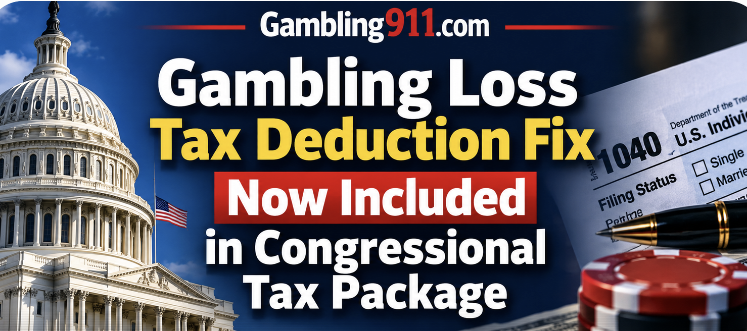 Gambling Loss Tax Deduction Fix Now Included in Congressional Tax Package