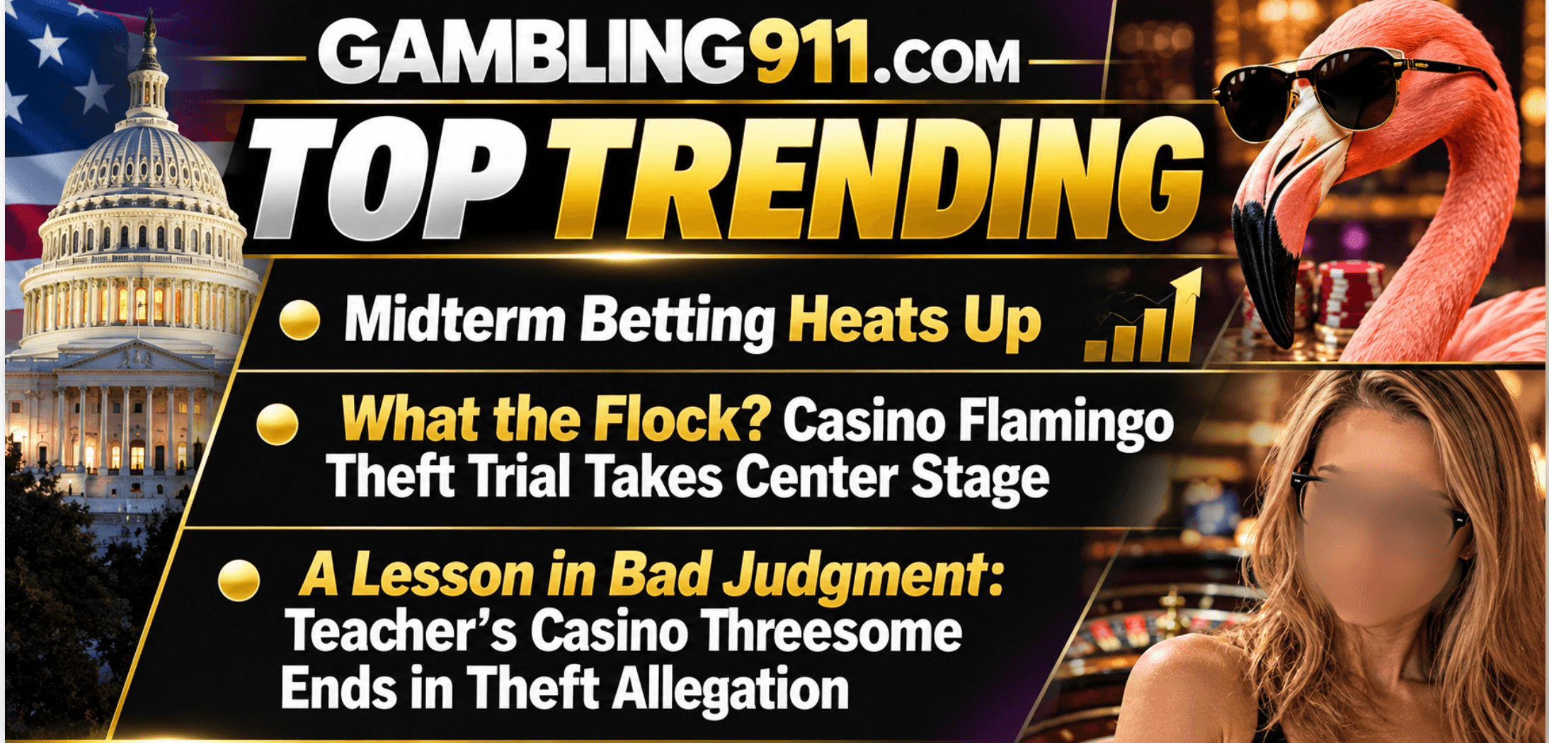 Top Trending Gambling News: Midterm Elections Betting Off the Charts