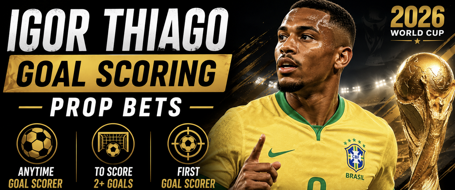 What Are the Payout Odds for Igor Thiago First, Anytime Goal Scorer Brazil vs. Morocco?