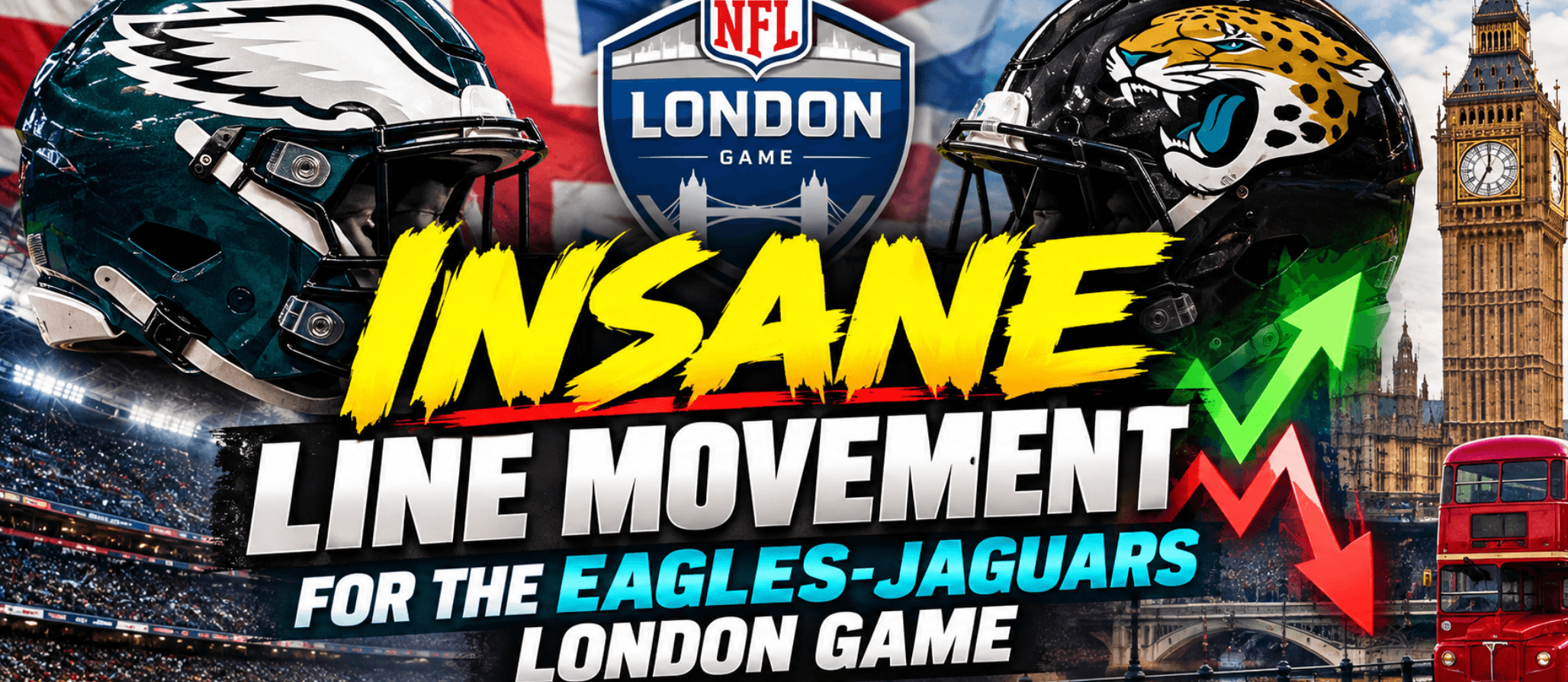 Insane Line Movement for the Eagles-Jaguars London Game