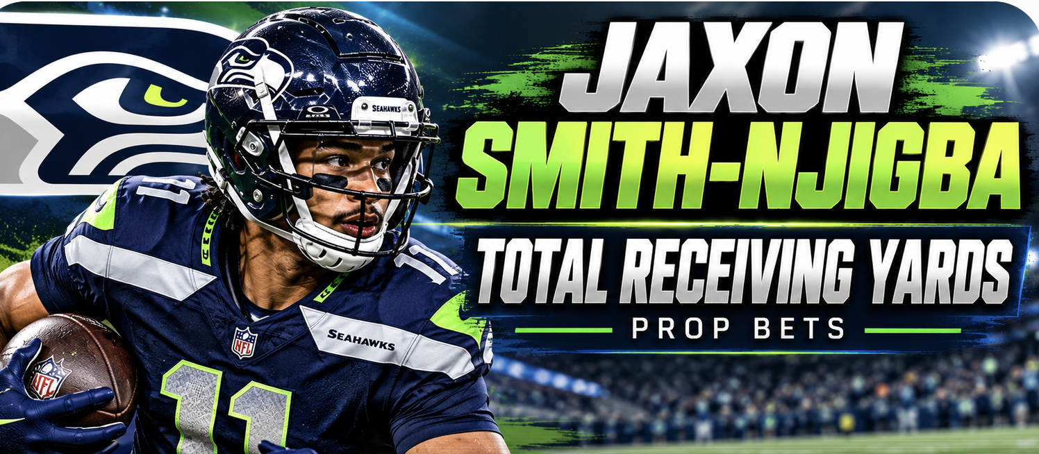 Seahawks vs. Commanders Total Receiving Yards Prop Bets: Jaxon Smith-Njigba