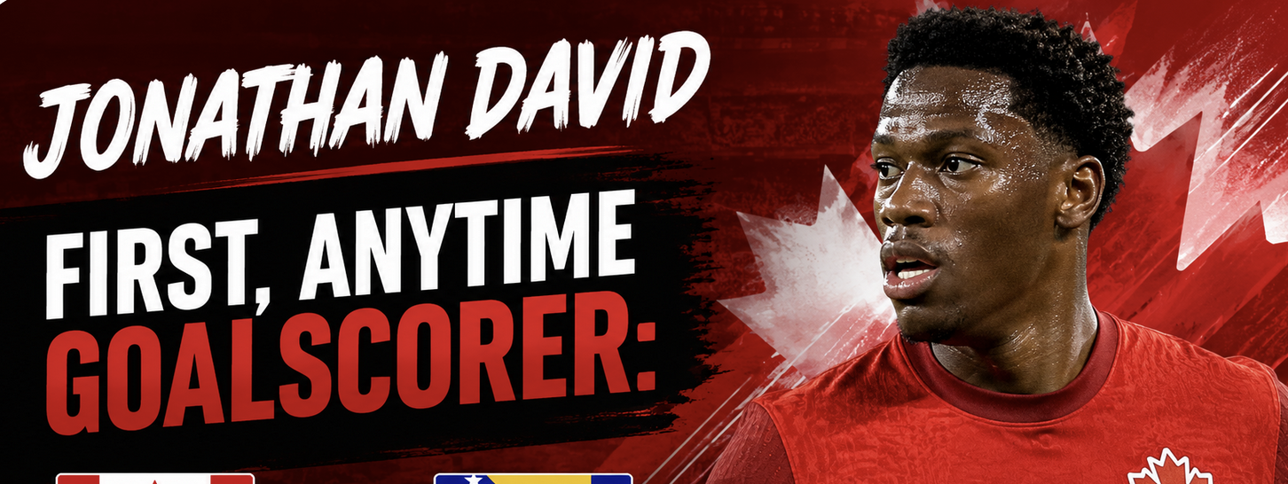 What Are the Payout Odds for Jonathan David First, Anytime Goalscorer: Canada vs. Bosnia