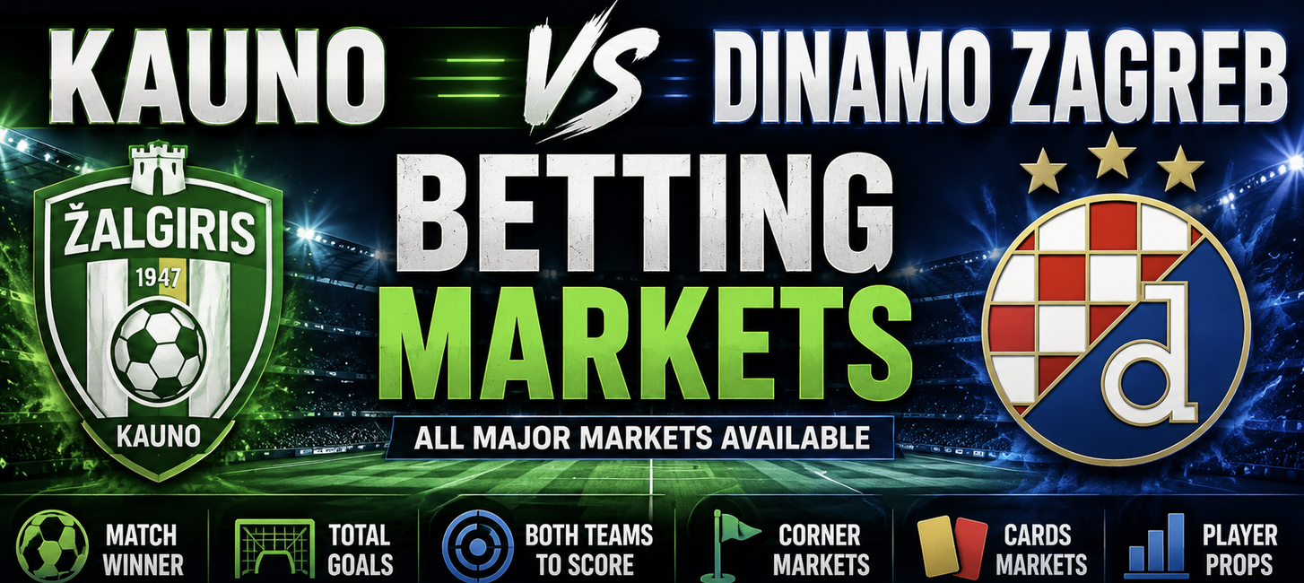 Kauno vs Dinamo Zagreb Betting Odds - UEFA Champions League Qualifiers