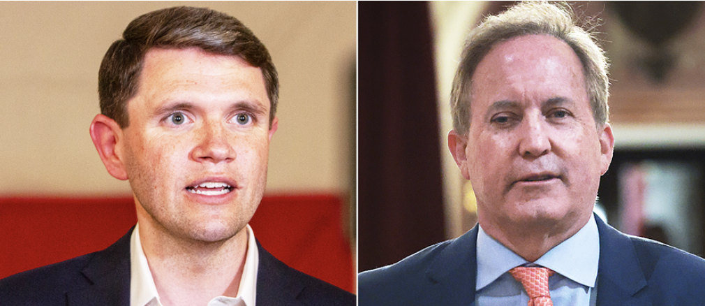 James Talarico and Ken Paxton
