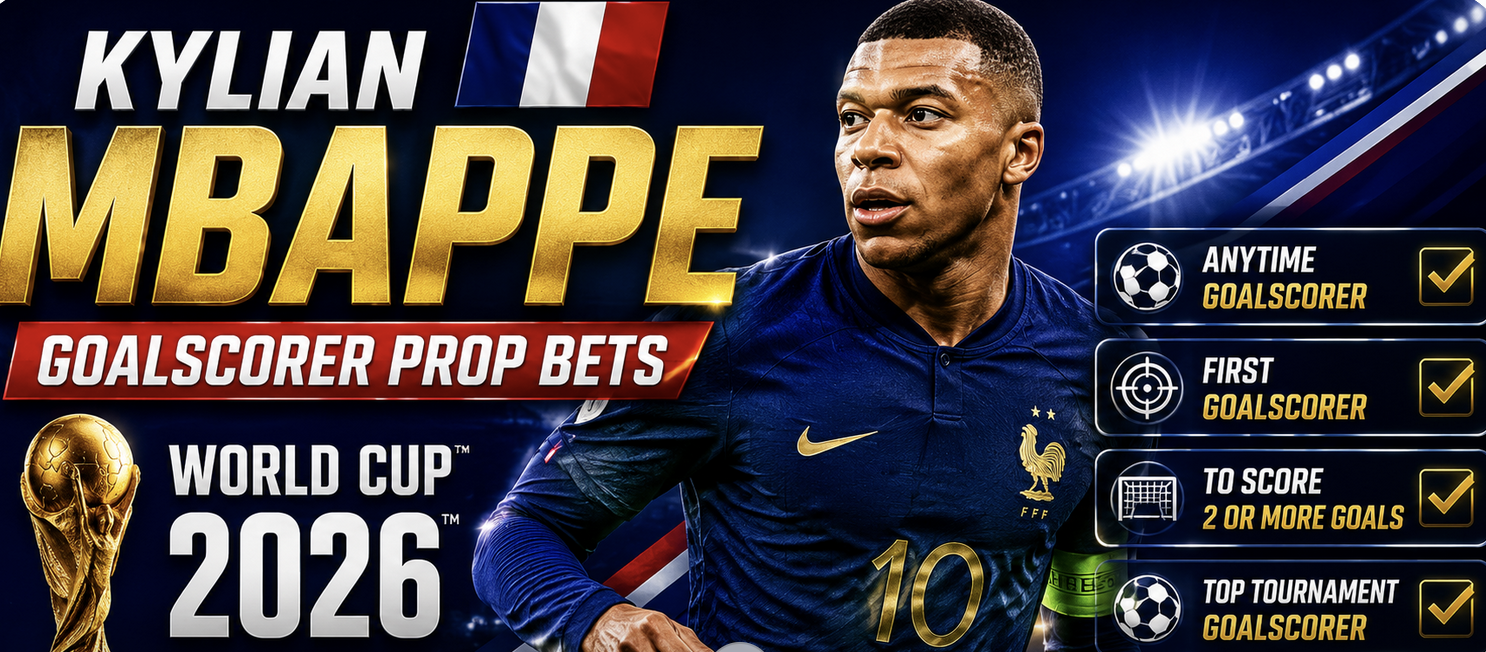 Kylian Mbappe Goalscorer Payout Odds – France vs. Sweden | World Cup 2026