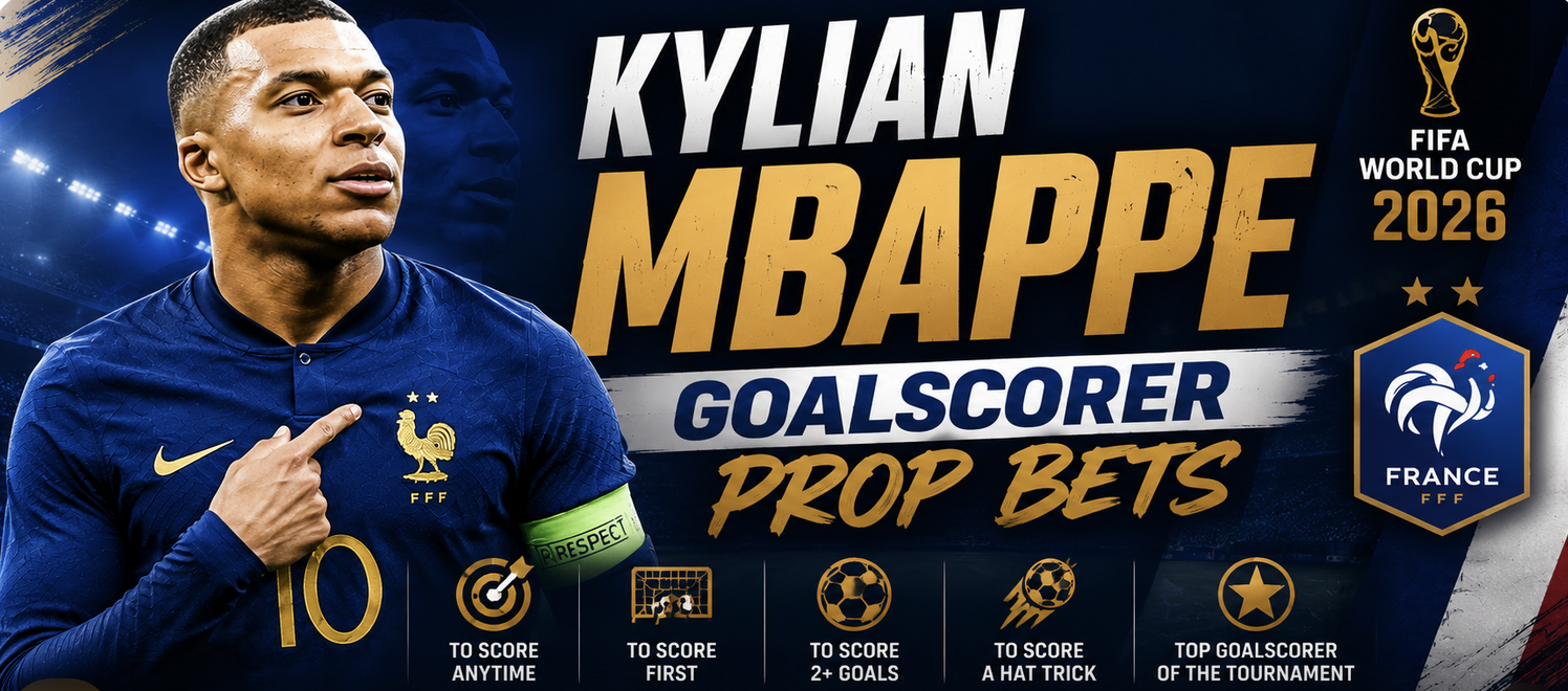 What Are the Payout Odds for Kylian Mbappe First, Anytime Goal Scorer Prop Bet: France vs. Senegal?