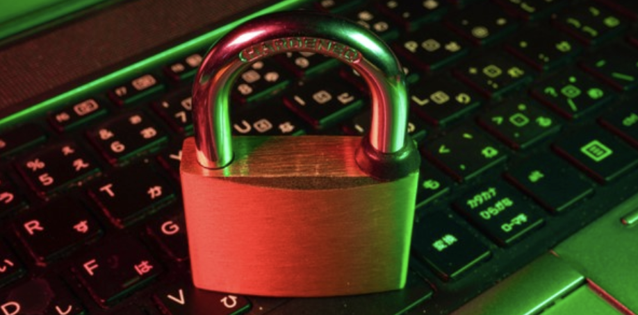 Lock on laptop keyboard