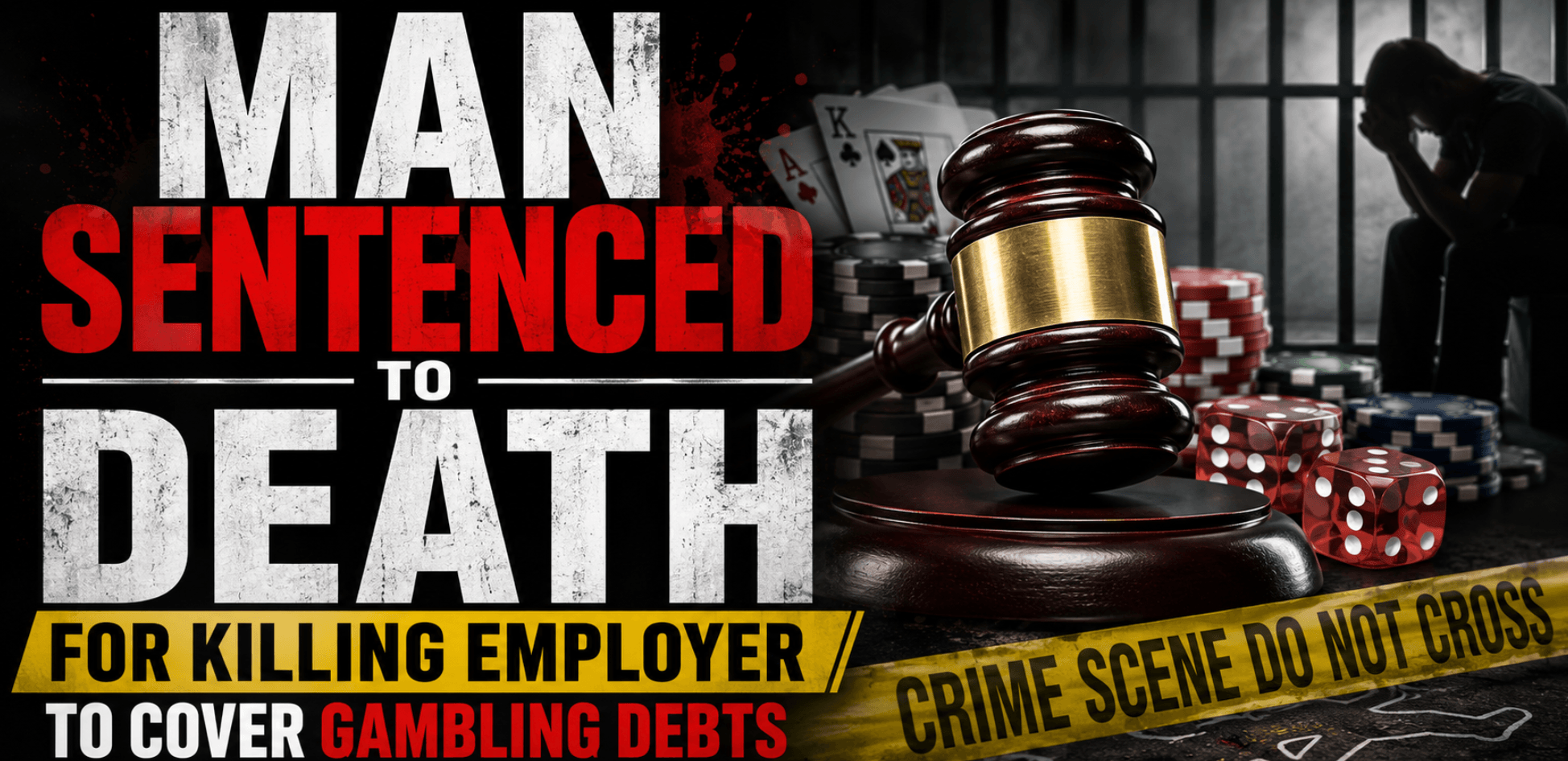 Man Sentenced to Death for 2022 Hacking Murder of Employer to Cover Mounting Online Gambling Debts