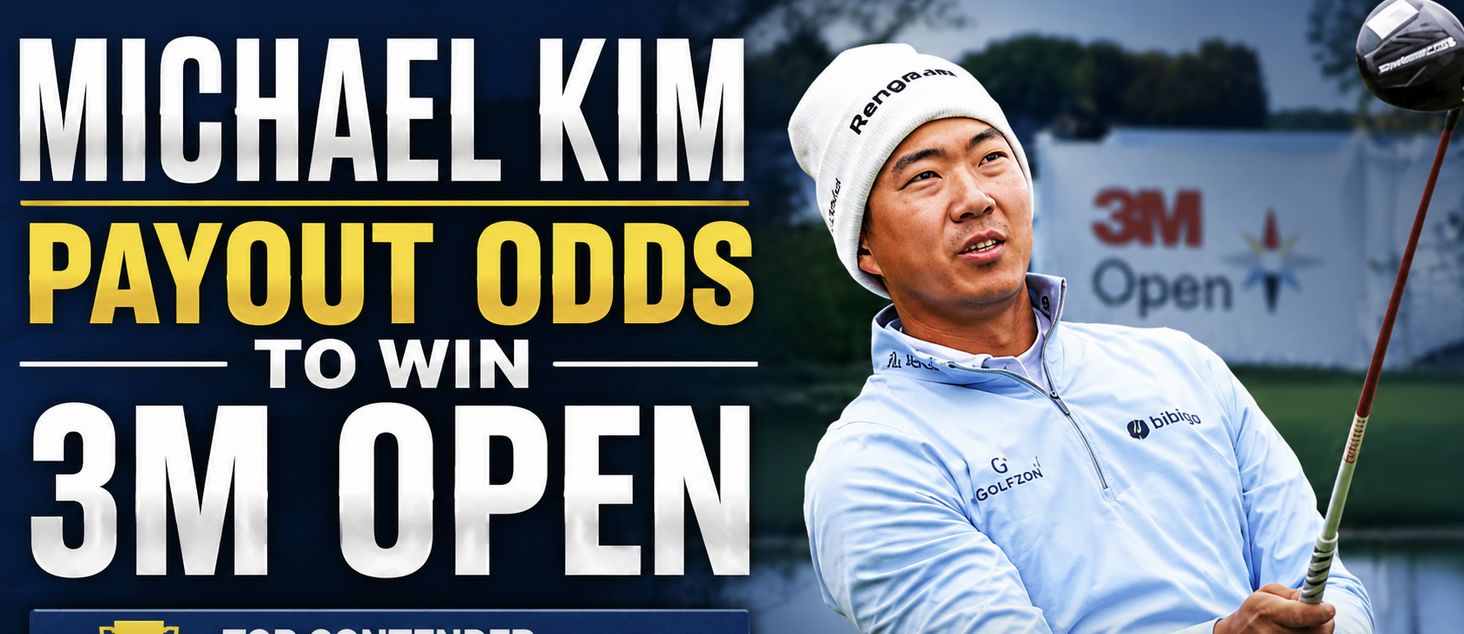 Michael Kim Payout Odds to Win the PGA 3M Open 2026