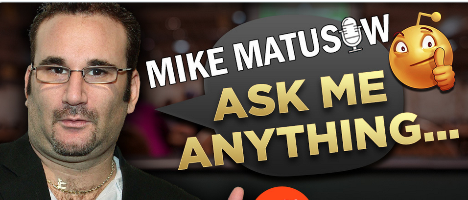 Mike Matusow Wants to do a Podcast Where He Smokes Pot and Takes Phone Calls