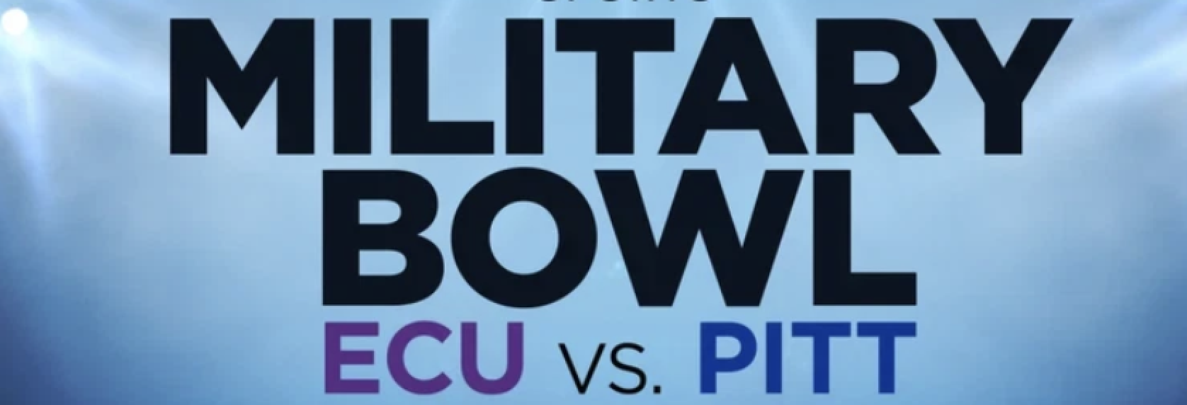 Miltary Bowl Pittsburgh vs. ECU