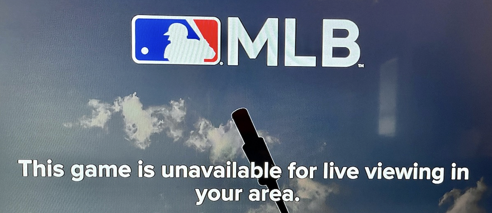 MLB blackout