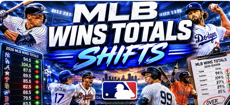 MLB totals futures shifts two months into the 2026 season