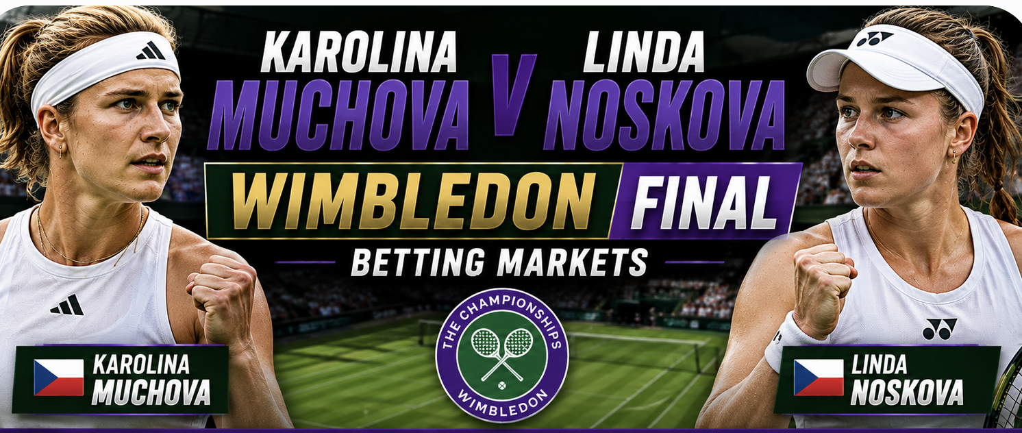 2026 Wimbledon Betting Markets: Karolina Muchova v Linda Noskova