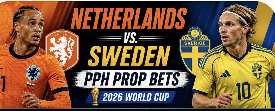 PPH World Cup Game Prop Bets - Netherlands vs. Sweden
