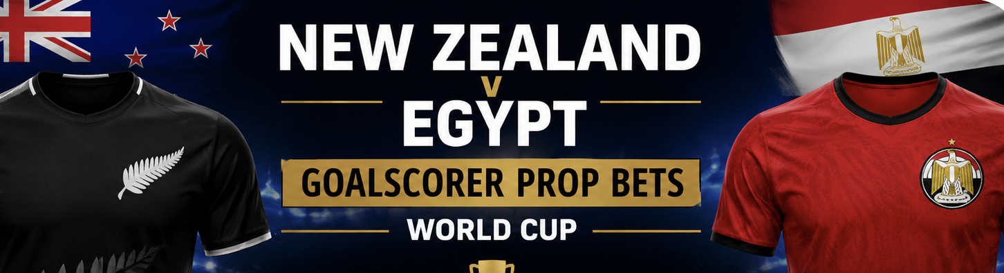 First, Anytime Goal Scorer Prop Bet Payout Odds - New Zealand v Egypt: Mohamed Salah, Omar Marmoush, Mostafa Zico