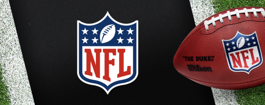 NFL logo and football