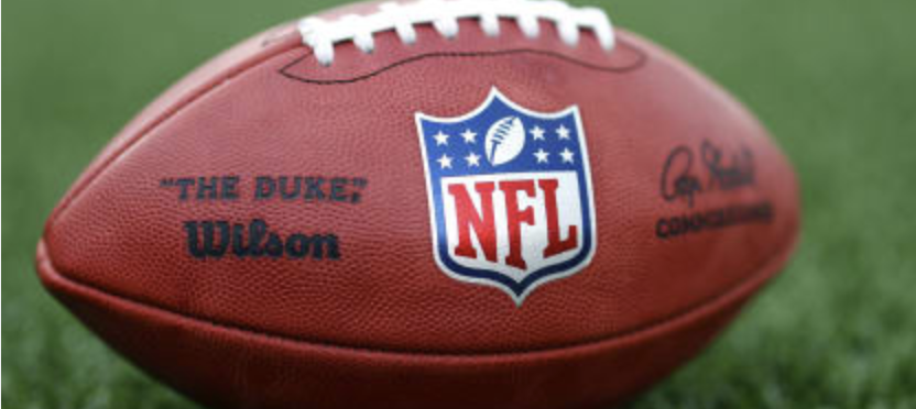 NFL football on field