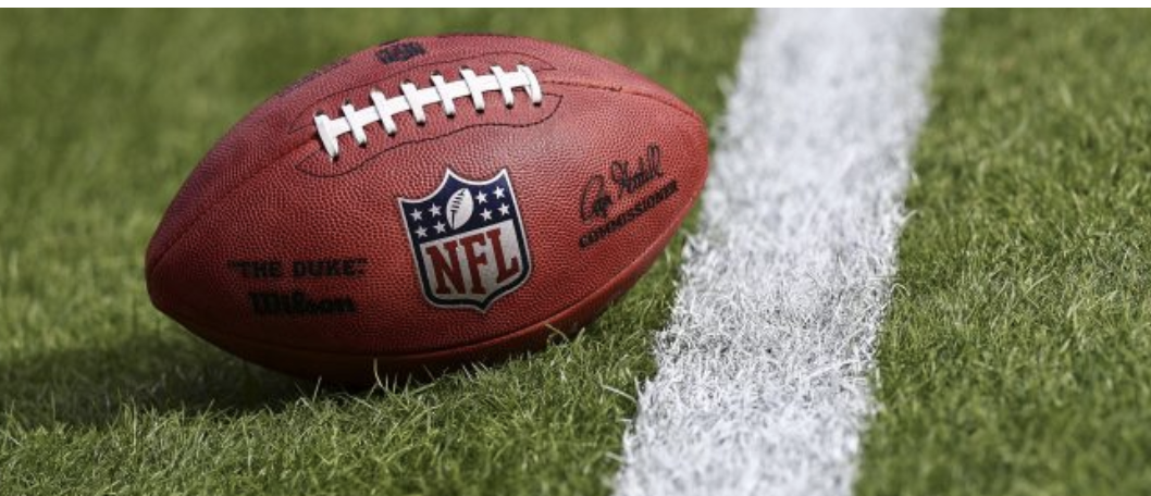 Football on the field 