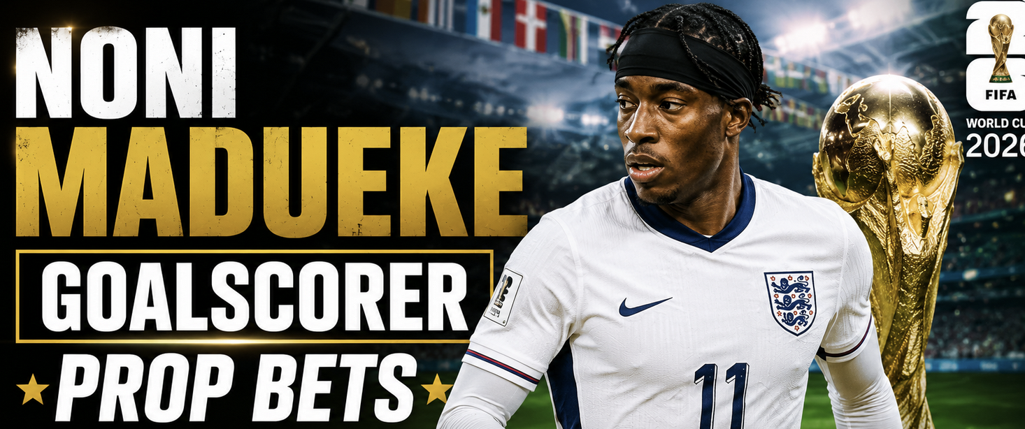 First, Anytime Goal Scorer Prop Bet Payout Odds - England vs. Congo: Noni Madueke, Jude Bellingham, Declan Rice